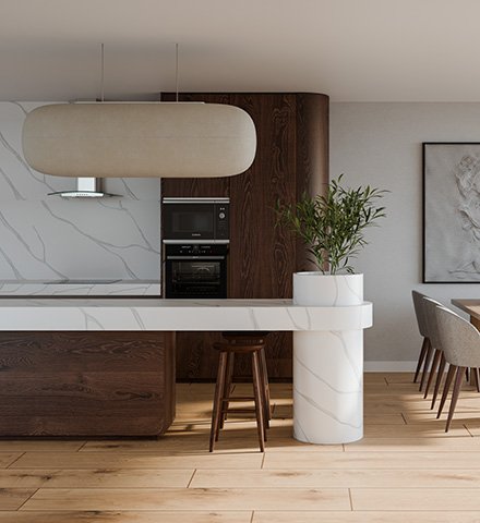 LUXURY Series Calacatta : Planchas de Solid Surface Krion® 